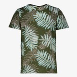 Jongens T-shirt met palmbladeren groen