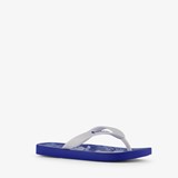 Copacabana kinder teenslippers blauw met print