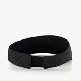 Dames stro zonneklep zwart