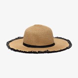 Dames strohoed bruin