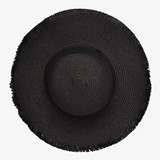 Dames strohoed zwart