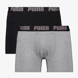 Puma Everyday Basic Boxer 2 pack zwart grijs