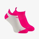 2 paar sportsokken roze wit