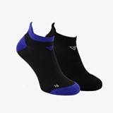 2 paar sportsokken zwart blauw