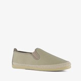 Heren instappers beige