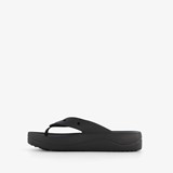 Baya Platform Flip dames teenslippers zwart
