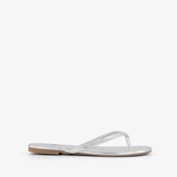 Dames teenslippers zilver