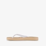 Dames teenslippers beige