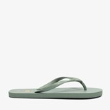 Dames teenslippers donkergroen