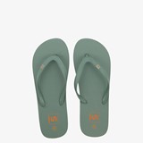 Dames teenslippers donkergroen