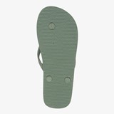 Dames teenslippers donkergroen