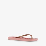 Copacabana dames teenslippers bloemenprint roze