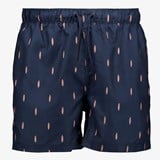 Osaga heren zwemshort met print donkerblauw