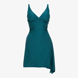 Voorgevormd dames badpakjurk petrol