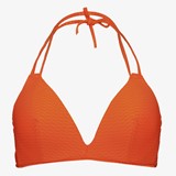 Osaga voorgevormde triangel bikinitop oranje