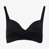 Voorgevormde dames bikinitop zwart