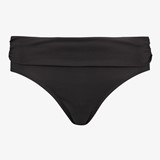 Dames bikinibroekje met overslag zwart