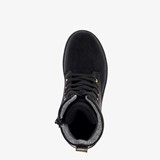 Meisjes veterboots met gouden details