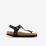 Jongens sandalen met teenbandje zwart