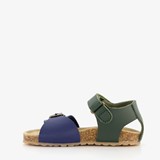 Leren jongens sandalen blauw groen