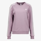 Adidas 3S fleece dames sweater lichtpaars