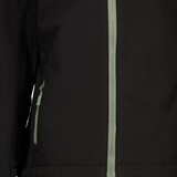 Kinder softshell jas zwart groen