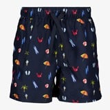 Osaga jongens zwemshort strand print donkerblauw