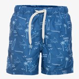 Osaga jongens zwemshort haaien print blauw