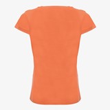 Meisjes T-shirt met vlinder oranje