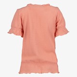 Lang meisjes T-shirt koraal roze