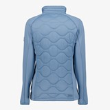Gewatteerde dames softshell jas blauw