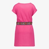 Meisjes jurk fuchsia roze