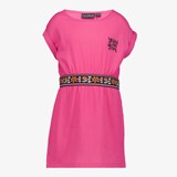 Meisjes jurk fuchsia roze