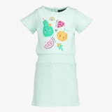 Meisjes jurk met ruches mintgroen