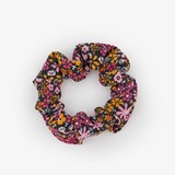 Meisjes jurk met scrunchie bloemenprint