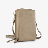 Dames schoudertas beige