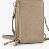 Dames schoudertas beige