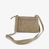 Dames schoudertasje beige