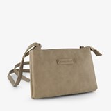 Dames schoudertasje beige