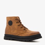 Gevoerde heren veterboots bruin