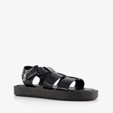 ONLY Shoes dames lak vissers sandalen zwart