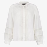 Dames broderie blouse wit