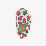 Kinder schoenen wit met aarbeien print