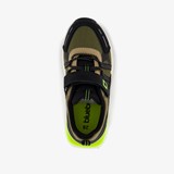 Jongens sneakers groen zwart