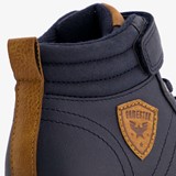 Hoge jongens sneakers bruin blauw