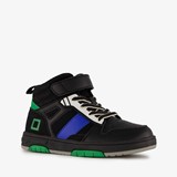 Blue Box hoge jongens sneakers zwart blauw
