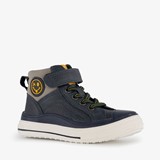 Blue Box hoge jongens sneakers blauw met smiley