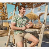 Heren chino short beige