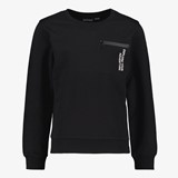 Jongens sweater zwart met borstzak