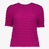 TwoDay dames T-shirt met structuur roze